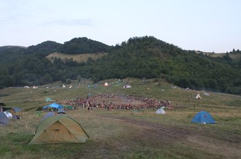 European Rainbow Gathering, near Sacuieu Romania